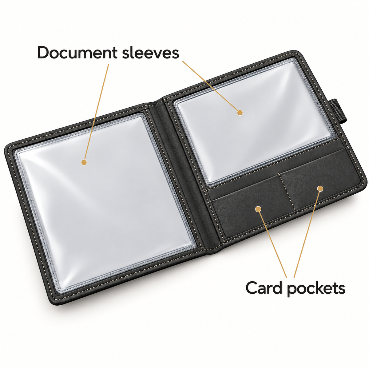 Compact Vehicle Document Wallet
