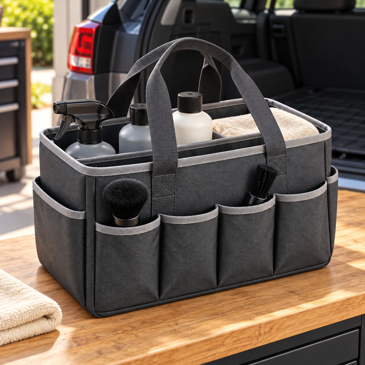 Divided Detailing Tool Caddy