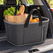 Fold-Flat Grocery Basket Tote