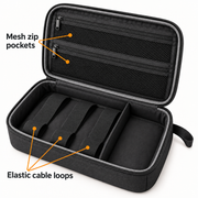 Clamshell Cable & Accessory Organizer