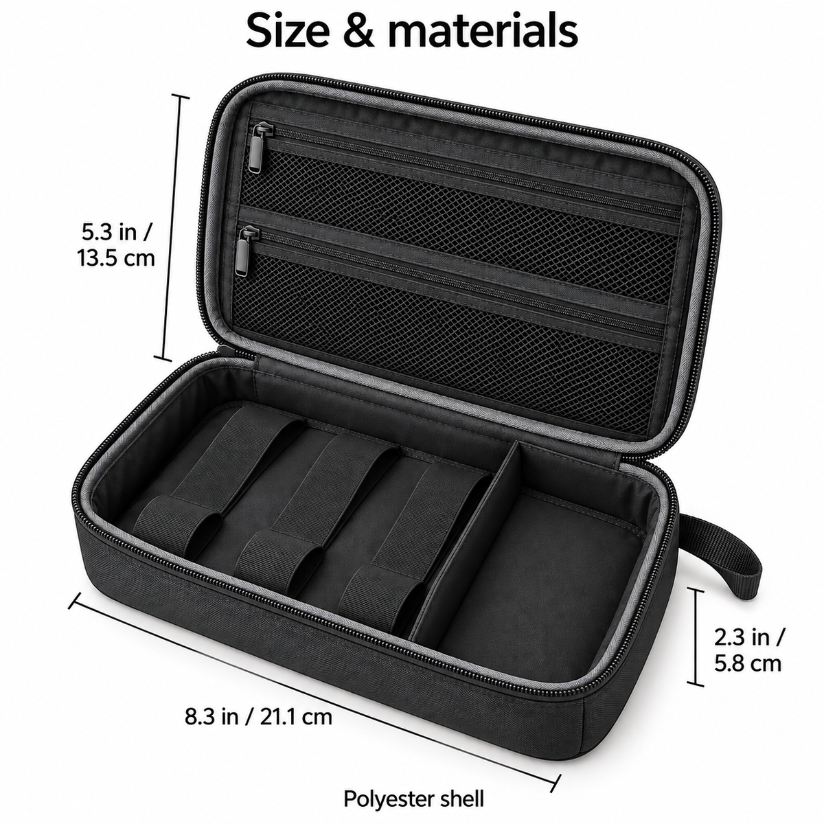 Clamshell Cable & Accessory Organizer