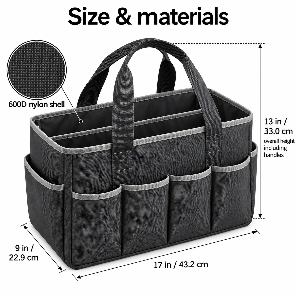 Divided Detailing Tool Caddy